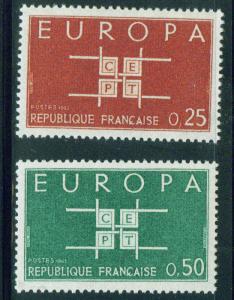 France Scott 1074-5 MNH** Europa 1963 set