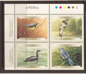 2000 Canada - Sc 1842 - MNH VF - PB UL - Birds of Canada 5a