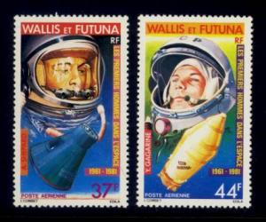 Wallis & Futuna Sc# C106-7 MNH Shepard / Gagarin