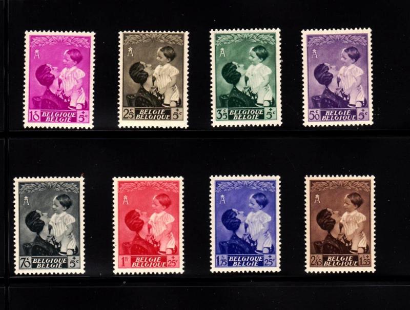 Belgium B189 -B196 - FVF MNH - Scott cv $45 (NH)