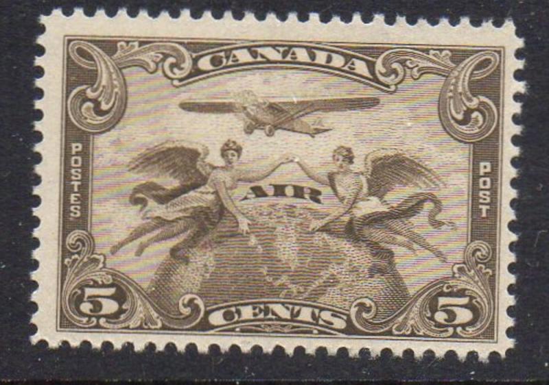 Canada Sc C1 1928 5 cent airmail stamp mint