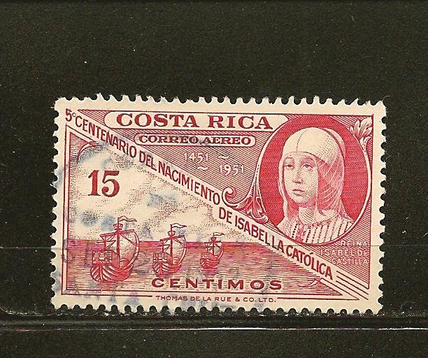 Costa Rica C211 Airmail Used