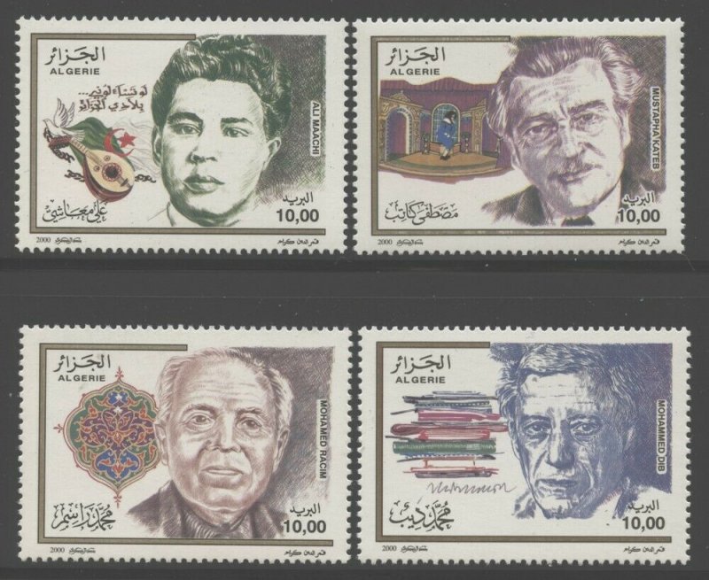 Algeria 2000 Famous Men set Sc# 1190-93 NH