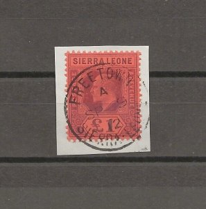 SIERRA LEONE 1907/11 SG 111 USED Cat £275