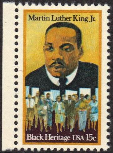 #1771, Single.  \Martin Luther King\, MNH. .15 cent