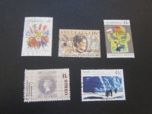 Australia 1990 Sc 1164,65,71,1180b,82 FU