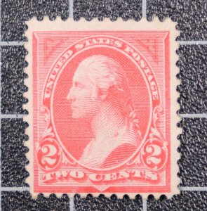 Scott 250 - 2 Cents Washington - MNH - Nice Stamp - SCV $85.00