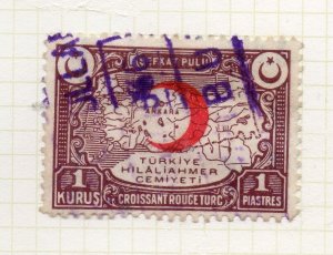 Turkey Crescent Issue Optd 1928 Issue Fine Used 1K. NW-270688