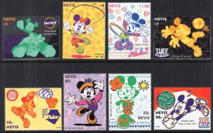 Nevis 829-836 Disney's MNH VF