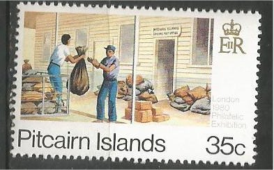 PITCAIRN ISLANDS, 1980, MNH 35c, Transport Scott 192d