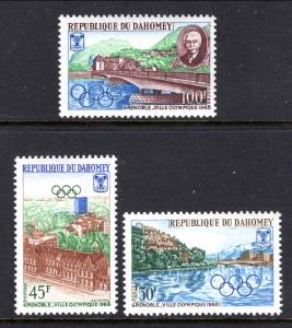 Dahomey 241-243 Olympics MNH VF