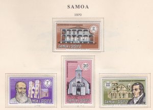 Samoa set         321 - 324       MNH OG