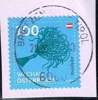 Austria 2022 Sc.#3752 used Stone Feather (Wachau, Lower Austria)