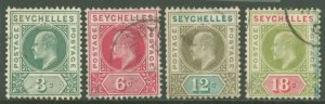 Seychelles #39-41/43v