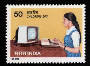 India Scott 1100 MNH** Childrens day stamp