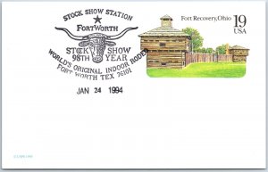 US SPECIAL EVENT POSTAL CARD STOCK SHOW AND INDOOR RODEO AT FORT WORTH TEXAS