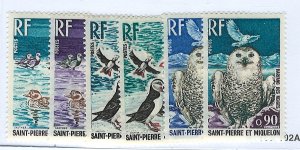 St. Pierre Scott 423-428 MNH Complete Set! Birds!