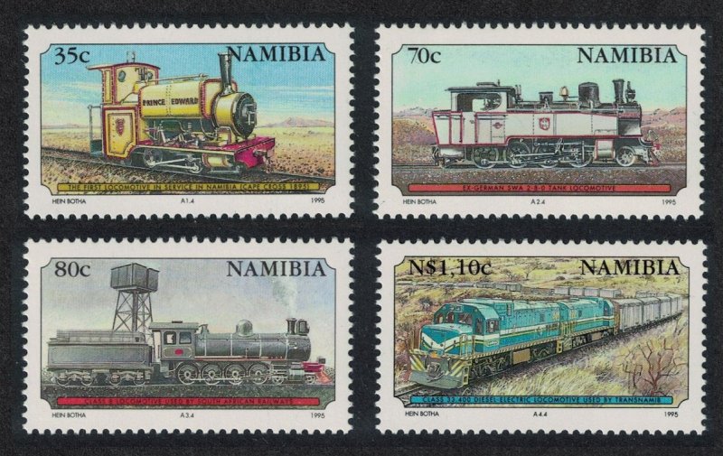 Namibia Centenary of Railways in Namibia 4v SG#657-660