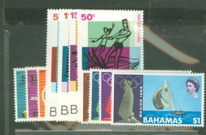Bahamas #269-279 Unused Single (Complete Set)
