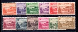 Norfolk Island 1947 Ball Bay mint LHM set SG1-12 WS11925