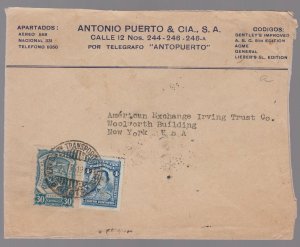 1926 Barranquila Colombia Airmail Cover SCADTA to USA