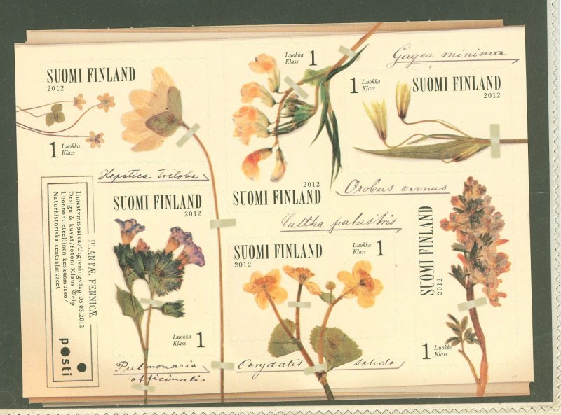 Finland #1404 Mint (NH) Souvenir Sheet (Flora)