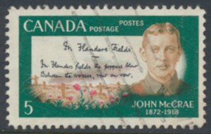 Canada  SC# 487 Used Flander's Fields see  details & scans