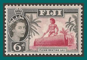 Fiji 1961 Lali Drum, 6d MLH #168,SG303