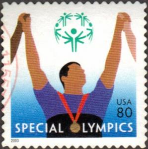 US Used 80 cent Scott# 3771 Athlete with Medal VF