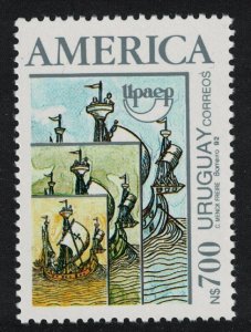 Uruguay Ships Discovery of America by Columbus UPAEP 1992 MNH SG#2085