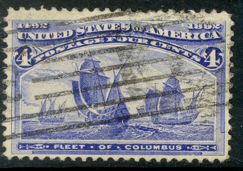 USA 1893 4c COLOMBIAN Sc 233 Used