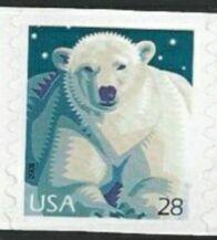 US Stamp #4389 MNH - Polar Bear P/V Coil Single