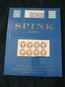 SPINK AUCTION CATALOGUE 2001 GREAT BRITIAN 'H O FRASER' COLLECTION