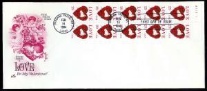 UNITED STATES FDC 29c Symbols of Love 1994 Artcraft B'klet