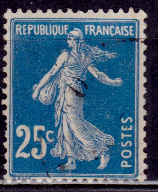France, 1906, Sower, 25c, used