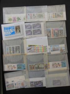 ANGUILLA : Beautiful accumulation of all VF MNH sets mostly 1-2 of each Cat $435