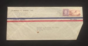 C) 1947. CUBA. AIRMAIL ENVELOPE SENT TO USA. DOUBLE STAMP. 2ND CHOICE