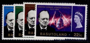 BASUTOLAND QEII SG102-105,  1966 Churchill commemoration set, NH MINT.
