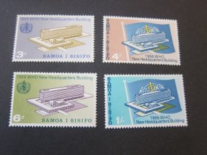 Samoa 1966 Sc 255-8 set MH