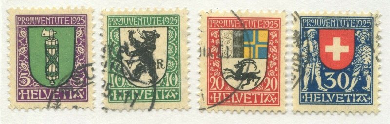 SWITZERLAND #B33-B36 USED SET