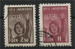 ALBANIA  INTERNATIONAL WOMENSDAY 1960 U SET