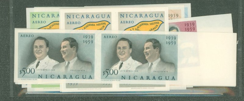 Nicaragua #C463-C474  Single (Complete Set) (Cat)