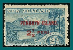 Penrhyn Island 1902 Mt Wakatipu Overprint, MNH #8,SG1