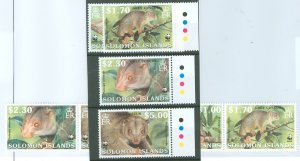 Solomon Islands (British Solomon Islands) #927-930a  Single (Complete Set) (Wwf)