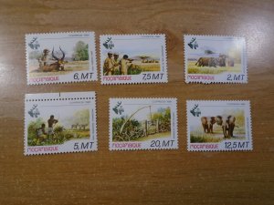 Mozambique  #  745-50   MNH