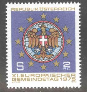 Austria Scott 1013   MNH** 1975 stained glass window