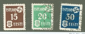 Estonia #N3-N5 Used Single (Complete Set)