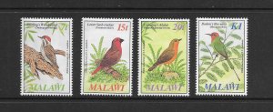 BIRDS - MALAWI #470-3   MNH