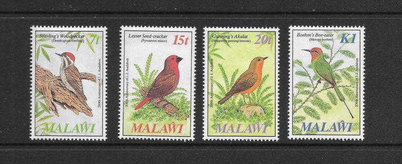 BIRDS - MALAWI #470-3   MNH