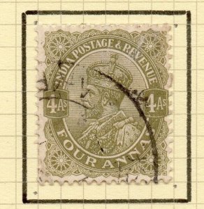 India 1926-33 Early Early Issue Fine Used 4a. NW-199626